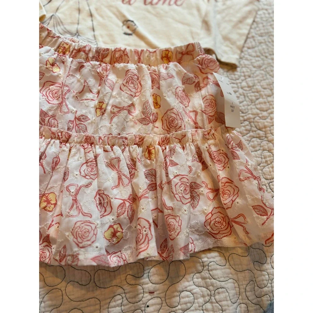Disney‎ Princess Belle Once Upon a Time Skort Set Girls 6X
